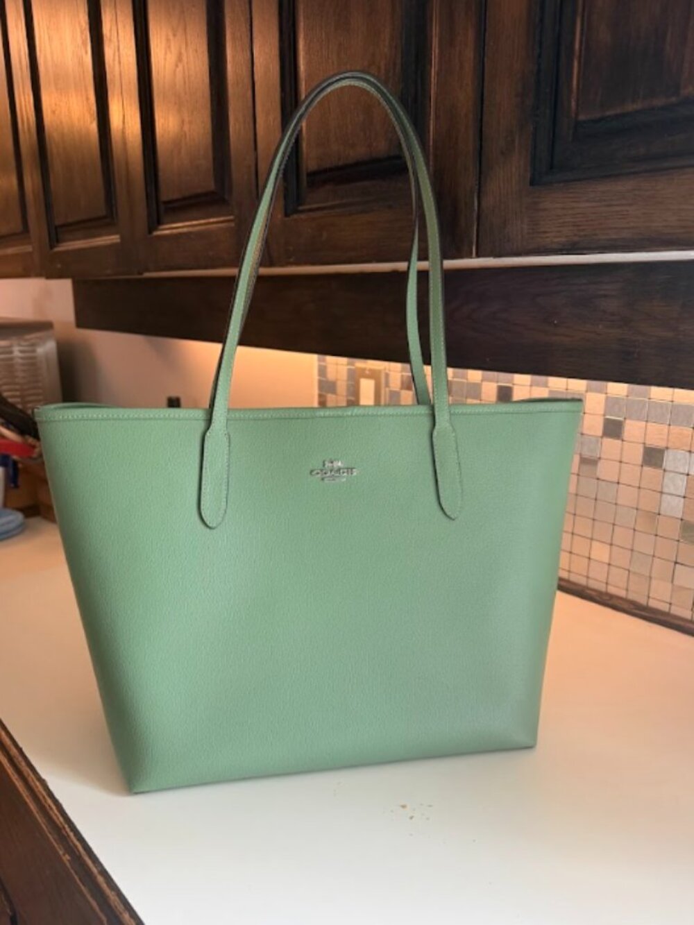 Coach Large Tote - Green